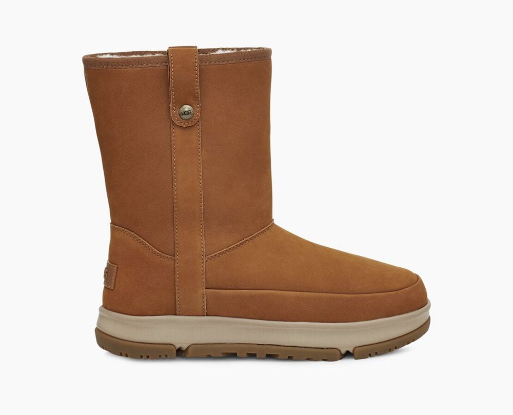 Ugg Short Boot Womens - Ugg Classic Weather Brown - 613YZOPVS